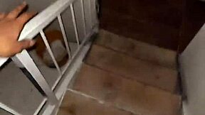 I'm a hot latina with big tits getting fucked after entering the house