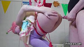 Wicked Teen 18+ Endures Brutal Anal Therapy in Harsh Madhouse Scene