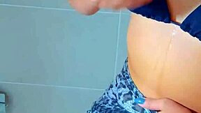 tanned latinas shower after beach