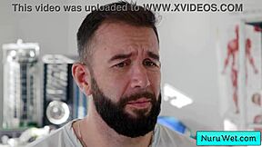 Blondie sexy teen masseuse prepares client for wet nuru massage 😏 - anna claire clouds will pounder