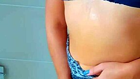 tanned latinas shower after beach