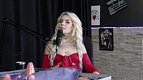 Blonde Explains Good Anal Sex! Demonstrates Blowjob And Moans When Inserting In Ass!