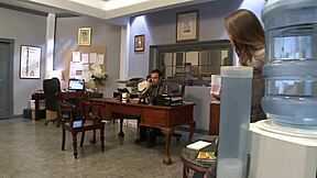 Rachel Roxxx, lemme tell ya, uses big tits and wet pussy to please the boss!