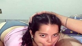 i gave white moon deepthroat blowjob and she rode me