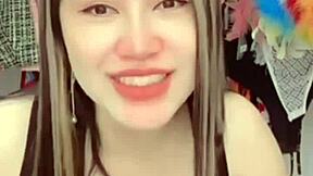 big tits teen shows off sexy curves for wild fun