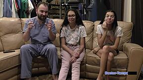 dr tampa examines angel santana and aria nicole