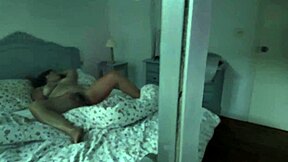 Stepmom left door open, her hairy pussy shocked me! 😲