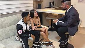 couples therapy turns wild when the psychologist fucks the girl right in front of her boyfriend