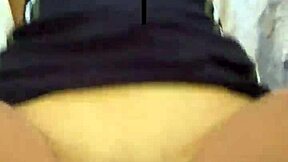 Hey, check out this risky public sex with an 18yo brunette flashing her tits