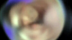 Thai teen gets her pussy creampied in pov on bed