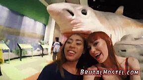 Teen 18+ feels extreme domination in bondage