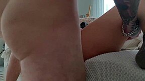 step sister couldn't resist my naked cock 😏