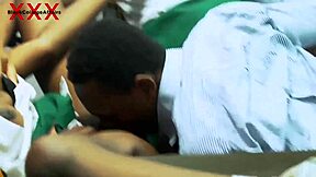 Students taught their head teacher how to fuck two pussies in a hardcore 3some