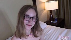 Young housewife masturbates intensely with dirty talk on New Year's Eve