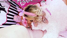kitana montana sexy tattooed barbie doll fucked by huge monster cock