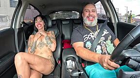 Queen Kimi Joins Ride and Delivers Wild Anal Show in Public