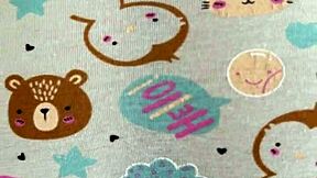 feeling the thrill, babe monroe spanks her petite body and plays with feet in cute costume