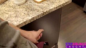 Stepsiblings caught: step sister ripped yoga pants in doggystyle cumshot 😏