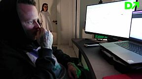 my sexy stepsister keeps distracting me from trading with her big ass. can't focus at all!