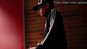 Dangerous prostitute spanks and rides skinny guy in femdom sex.