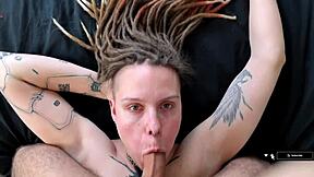 she says, 'i love leather corsets and getting face fucked hard'