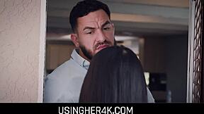 paisley paige as step-daughter fuck toy for debt, taboo with peter green