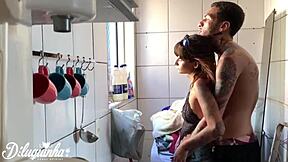 Caught My Maid Off Guard And Tried To Fuck Her But Wife Came Home!