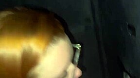 Blonde Housewife Sucks At Glory Hole