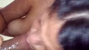 my wife blows him wet after rough fucking, then dominates.