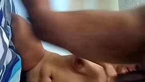 my wife blows him wet after rough fucking, then dominates.