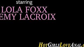 Teen 18+ loves anal, gets toyed by lesbian friend