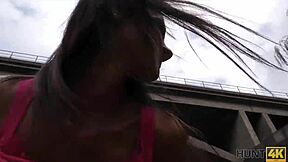 Hunt4k sells his girlfriend for money in hidden spots.