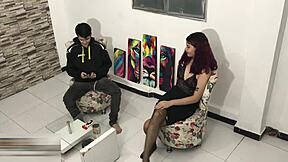 i danced erotically for my stepbrother then fucked him hard