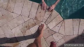 hey, the friend's step brother is fucking the compeers in a hardcore threesome, so taboo!