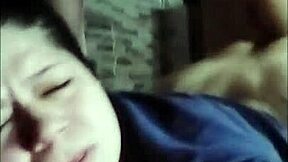 Recording When Stepbro Came and Banged Me Hard. Latina Pussy Filled with Cum by Roommate.