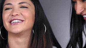 Sexy erotic lesbian teen 18+ girls kiss passionately in intimate scenes.