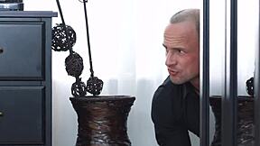 Cute In Black Stockings Gets Double Penetration In Threesome