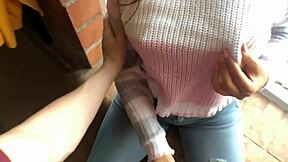 hot petite teen sucks cock with tongue, makes me cum in her cute mouth emotionally