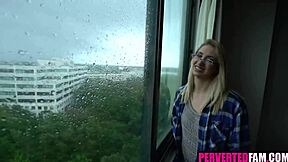 Vacation Fun With Horny Shaved Step Sister And Her Small Tits