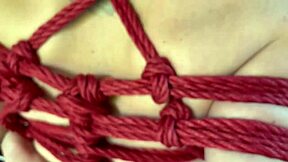 tied-up babe devours my big hard boner