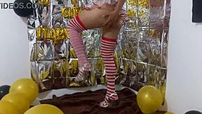 My Favorite Stepdaughter's Hot Party Whore in Lingerie