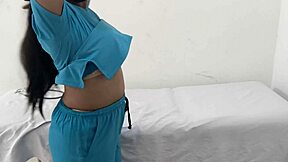 Big ass busty british nurse masturbates juicy pussy with vibrator in hospital 😍