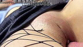 Wanna see this shaved asian teen 18+ pussy get pounded and filled with cum up close?