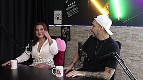 Bia Ruyva in sheer red lingerie faces cuckold situations and viagra issues.