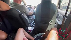 mother in law sucks stepson in car