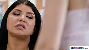 Milf Driving Instructor Romi Rain Facesits Athena Fleurs In Old And Young Scene