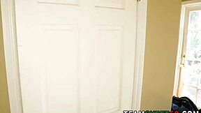 I young babysitter give blowjob to old perv with facial