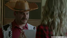 Petite Shy Blonde Melody Marks Deepthroats in Intense Sunny Gold Melons Scene