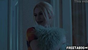 Sharing bed with young stepsister leads to monster cock rough sex on vacation