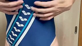 japanese cutie experiments with huge buttplug under skirt